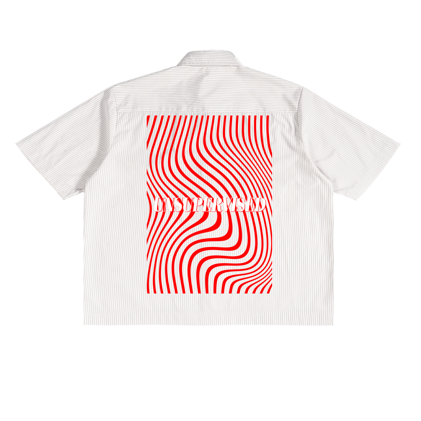 Oversized Vertical Stripe Boxy Shirt